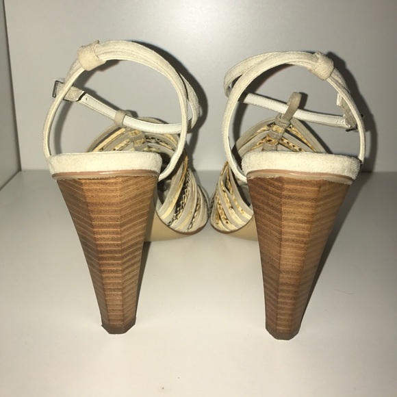 Calvin Klein Snake Skin - Strap - High Heel Pump - Sandals Size 7.5 - Picture 3 of 4